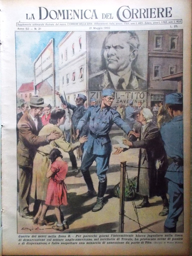 La Domenica del Corriere 21 Maggio 1950 Assassinio Re Umberto …