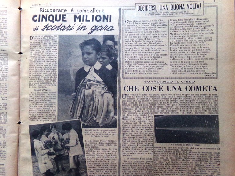 La Domenica del Corriere 21 Marzo 1943 WW2 Shintoismo Righi …