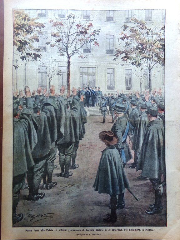 La Domenica del Corriere 21 Novembre 1915 WW1 Conquista Col …