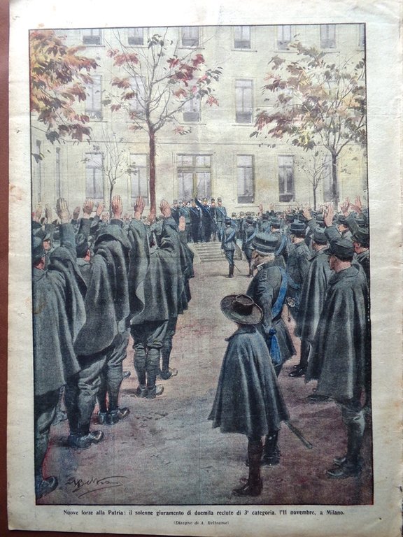 La Domenica del Corriere 21 Novembre 1915 WW1 Conquista Col …