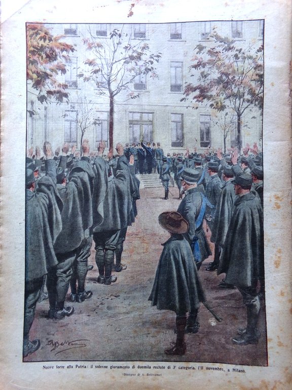 La Domenica del Corriere 21 Novembre 1915 WW1 Conquista Col …