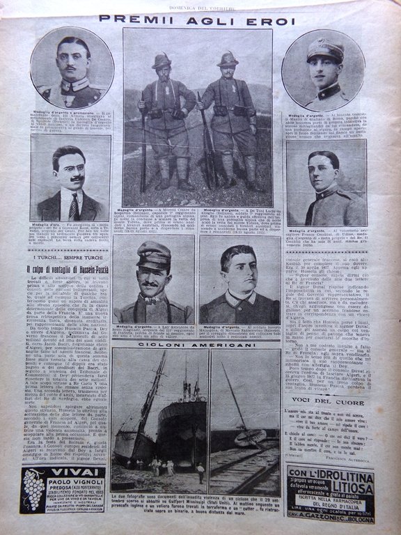 La Domenica del Corriere 21 Novembre 1915 WW1 Conquista Col …