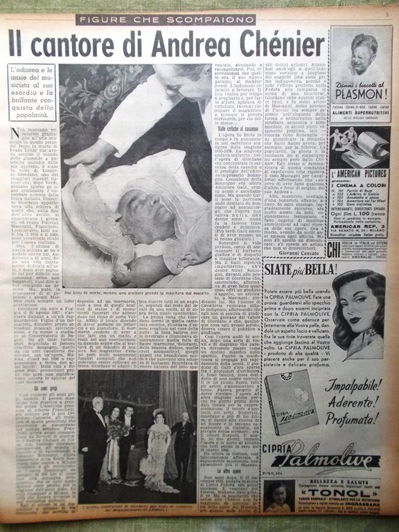 La Domenica del Corriere 21 Novembre 1948 Carlo d'Inghilterra Giordano …