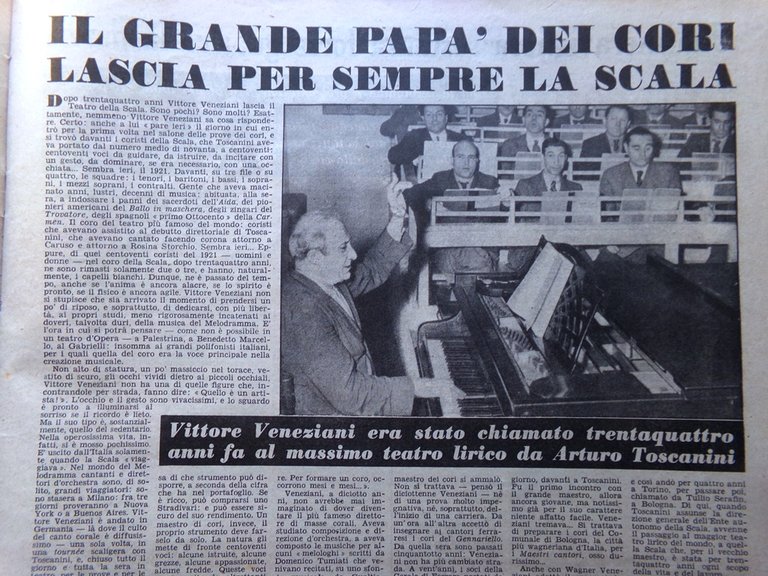 La Domenica del Corriere 21 Novembre 1954 Emden Bell Veneziani …