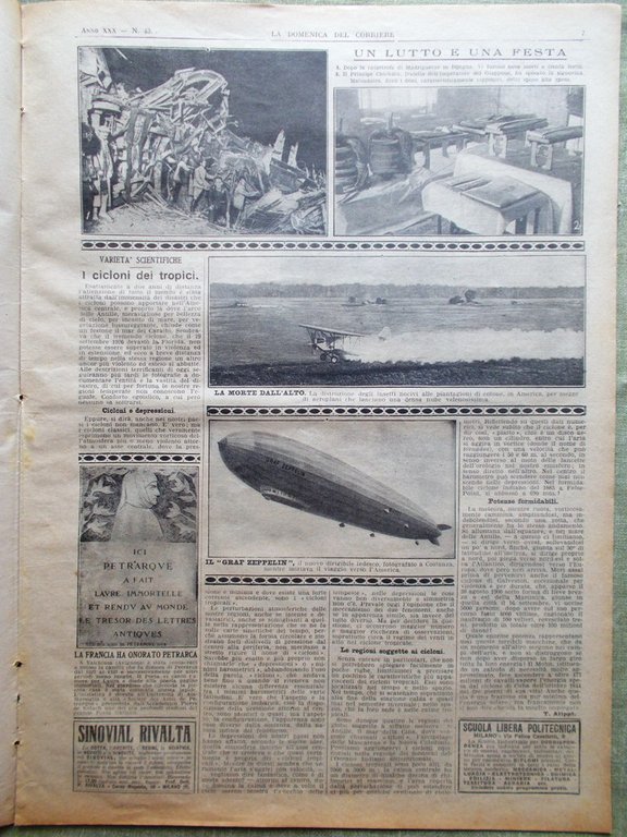 La Domenica del Corriere 21 Ottobre 1928 Sagra Uva Marino …