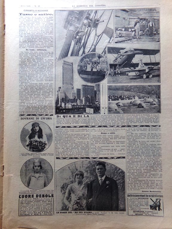La Domenica del Corriere 21 Ottobre 1928 Sagra Uva Marino … | Immagine Gallery 4