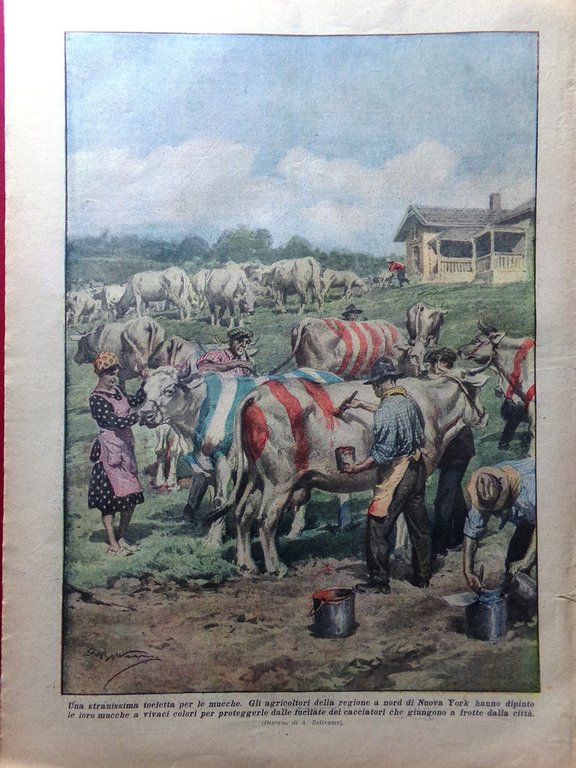 La Domenica del Corriere 21 Ottobre 1928 Sagra Uva Marino … | Immagine Gallery 7