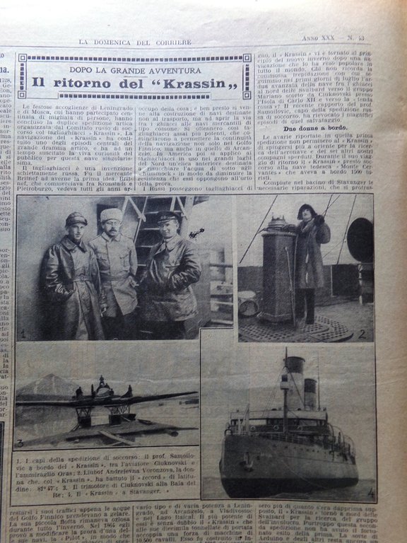 La Domenica del Corriere 21 Ottobre 1928 Sagra Uva Marino … | Immagine Gallery 8