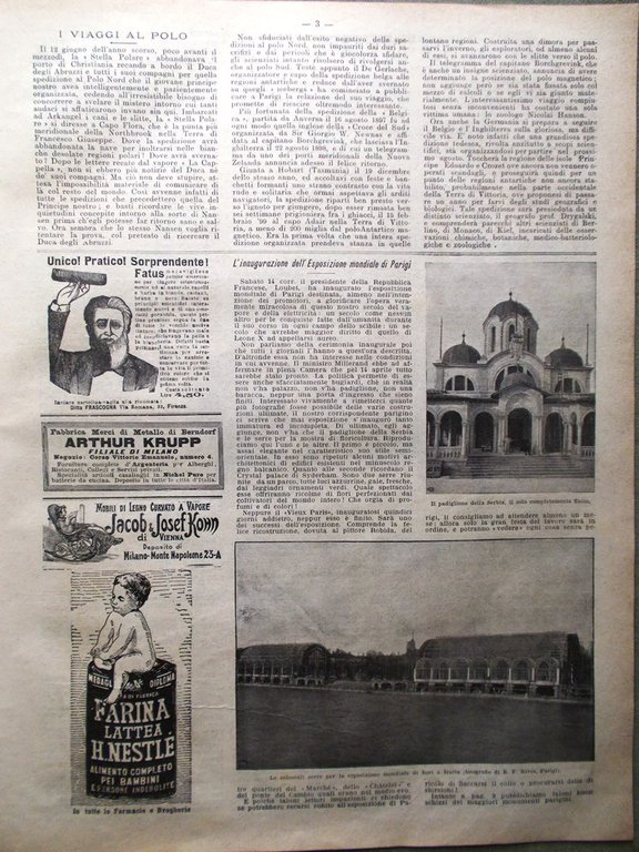 La Domenica del Corriere 22 Aprile 1900 Passione Murcia Principe …