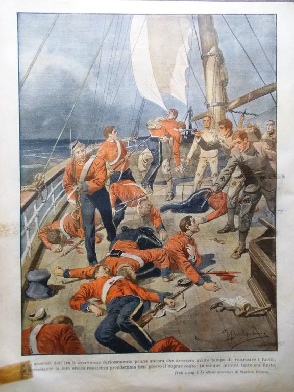 La Domenica del Corriere 22 Aprile 1900 Passione Murcia Principe …