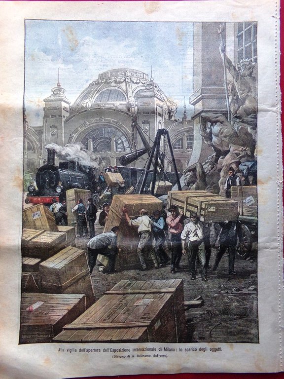 La Domenica del Corriere 22 Aprile 1906 Vesuvio Yemen Musicoterapia …