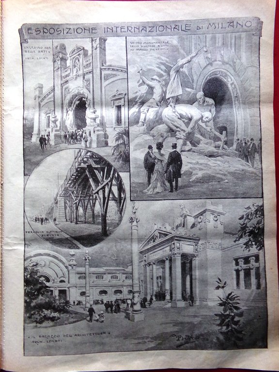 La Domenica del Corriere 22 Aprile 1906 Vesuvio Yemen Musicoterapia …