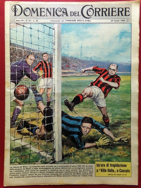 La Domenica del Corriere 22 Aprile 1962 Loren Innocenti Dischi … | Immagine Gallery 1