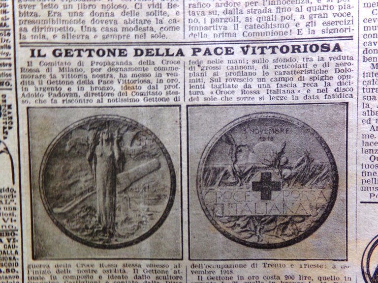 La Domenica del Corriere 22 Dicembre 1918 WW1 Cavallini Battisti …