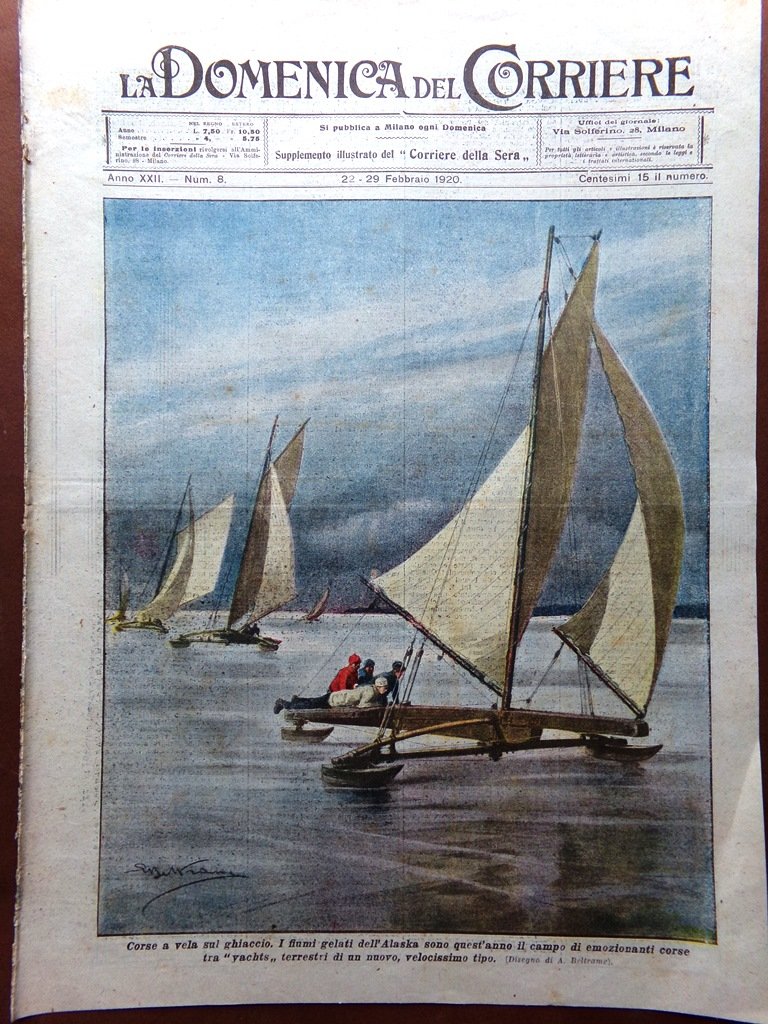 La Domenica del Corriere 22 Febbraio 1920 Proibizionismo Segnali in …