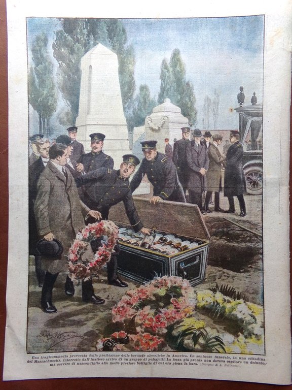 La Domenica del Corriere 22 Febbraio 1920 Proibizionismo Segnali in …