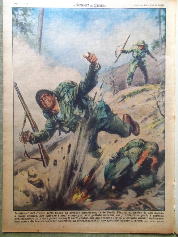 La Domenica del Corriere 22 Giugno 1952 Ermete Novelli Carmen … | Immagine Gallery 3