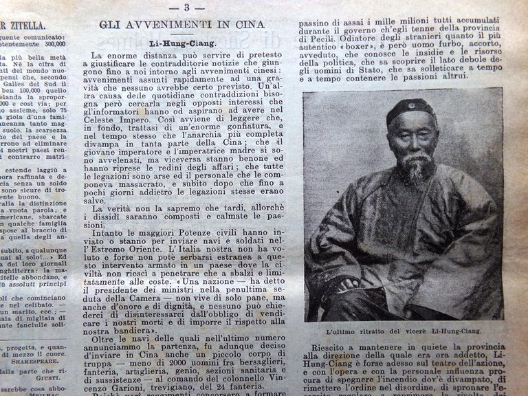 La Domenica del Corriere 22 Luglio 1900 Guerra Cina Vittorio …