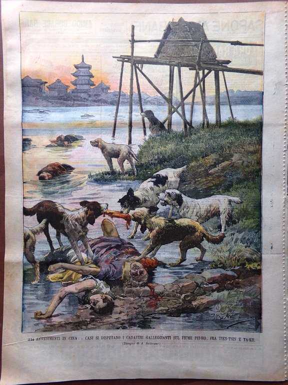 La Domenica del Corriere 22 Luglio 1900 Guerra Cina Vittorio …