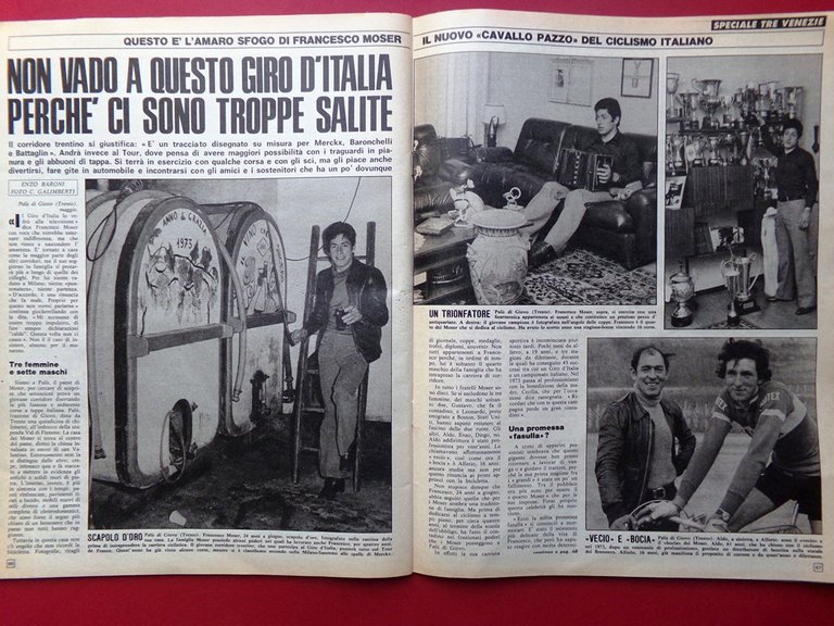 La Domenica del Corriere 22 Maggio 1975 Dante Moser Camion …