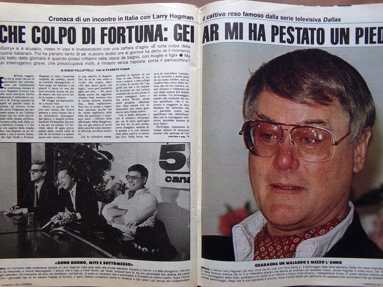 La Domenica del Corriere 22 Maggio 1982 Gilles Villeneuve Mina …