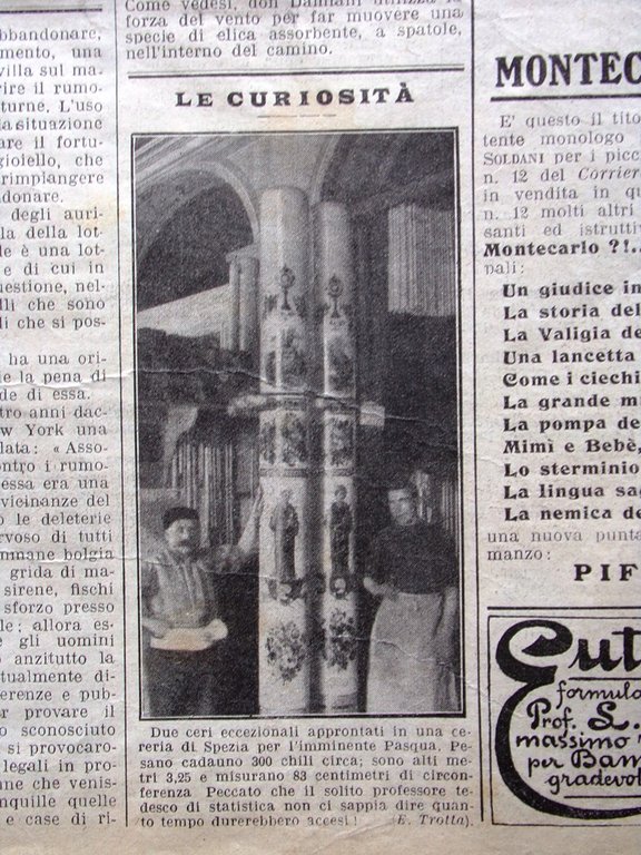 La Domenica del Corriere 22 Marzo 1914 Suffragetta Londra Castello …