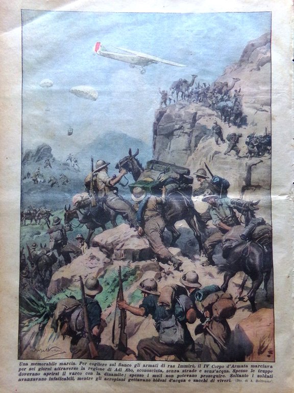 La Domenica del Corriere 22 Marzo 1936 Mori Enrico Caruso …