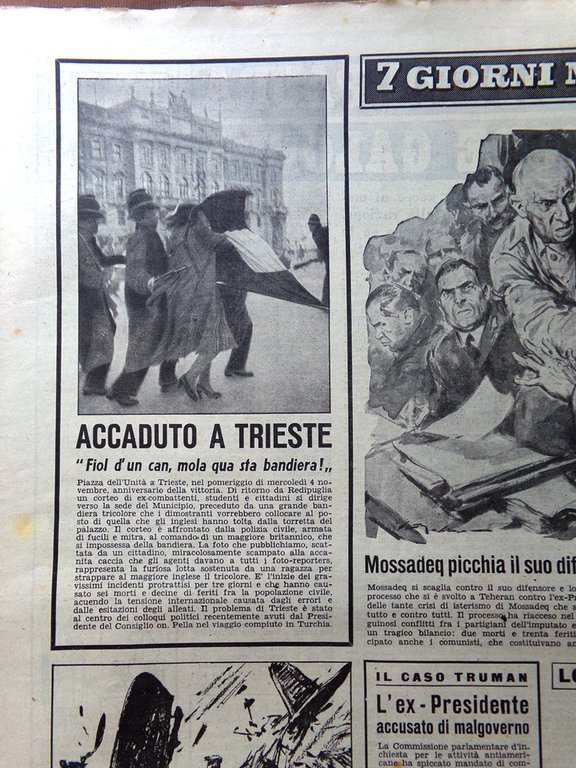 La Domenica del Corriere 22 Novembre 1953 Cristo Fruttuoso Vittorino …