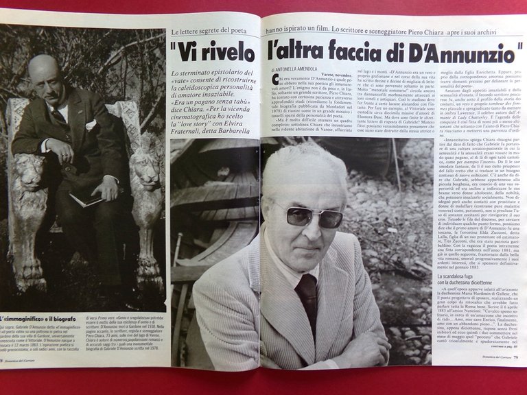 La Domenica del Corriere 22 Novembre 1986 Montanelli D'Acquisto Leigh …