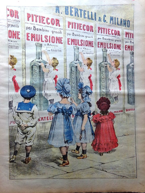 La Domenica del Corriere 22 Ottobre 1899 Alluvioni Salerno Schio …
