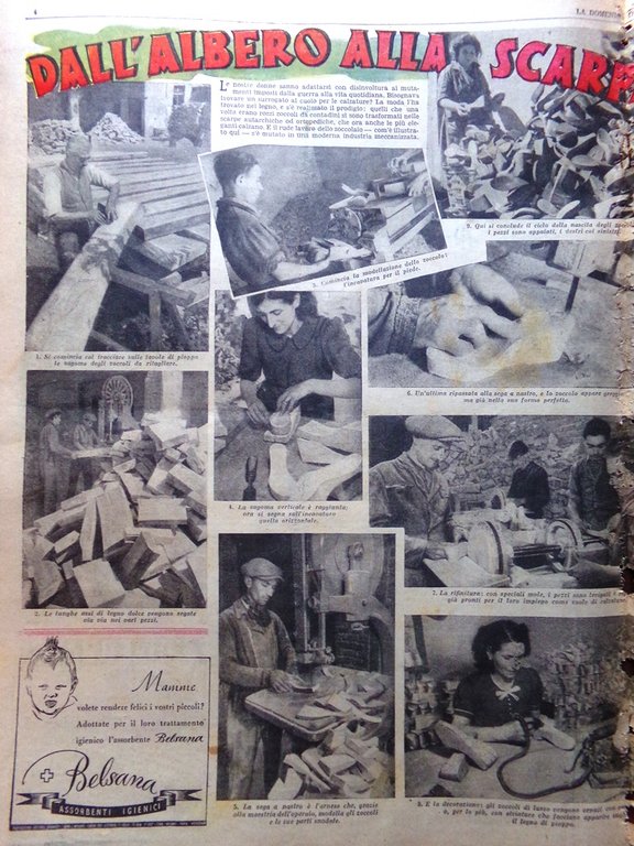 La Domenica del Corriere 22 Ottobre 1944 WW2 Guerra Pacifico …