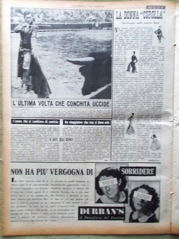 La Domenica del Corriere 22 Ottobre 1950 Squartatore Uva Milano …