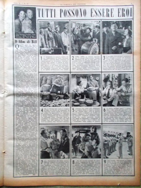 La Domenica del Corriere 22 Ottobre 1950 Squartatore Uva Milano …