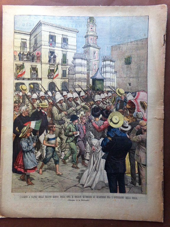 La Domenica del Corriere 22 Settembre 1901 McKinley Vicchio Mugello …