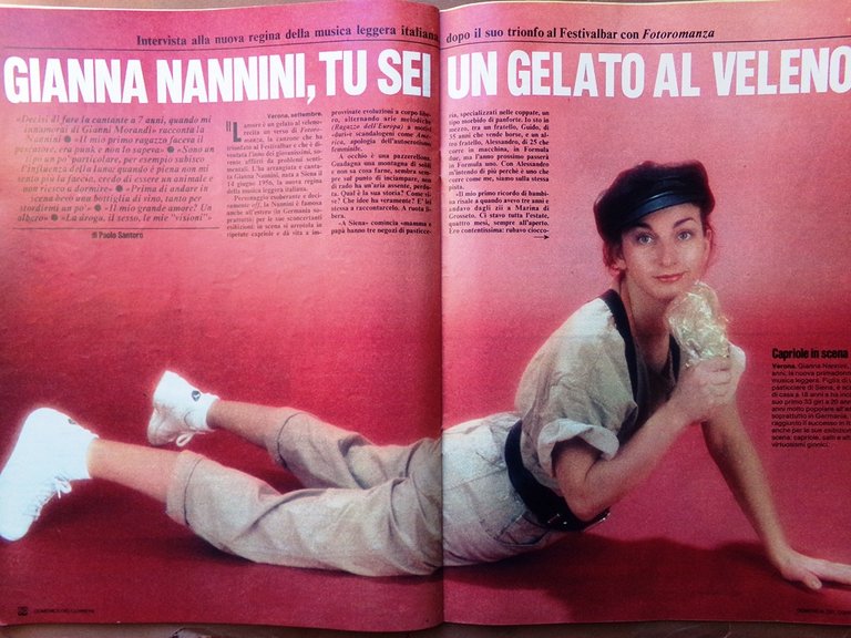 La Domenica del Corriere 22 Settembre 1984 Cuore Moses Nannini …