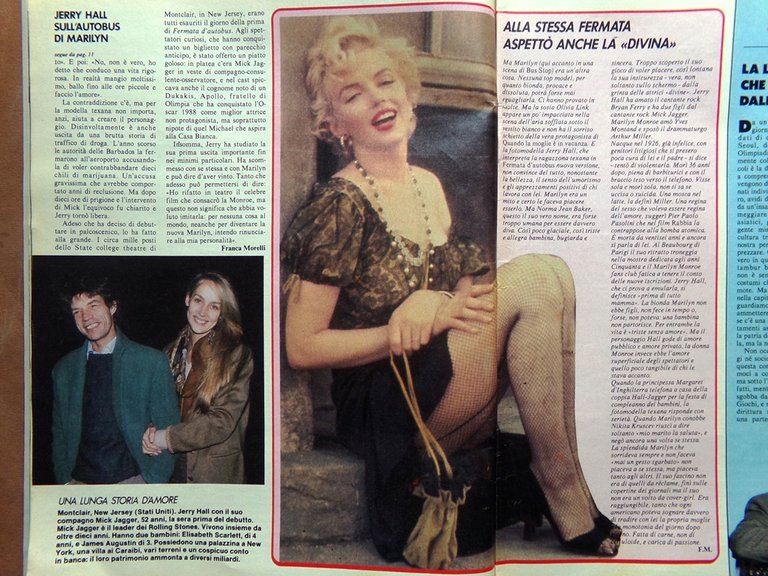 La Domenica del Corriere 22 Settembre 1988 Mafia Hall Marilyn …