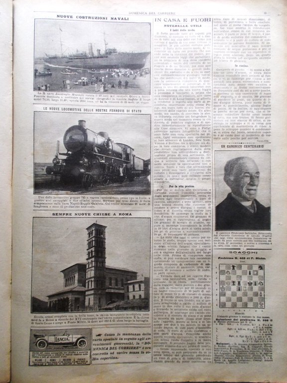 La Domenica del Corriere 23 Agosto 1914 WW1 Battaglia Haelen …