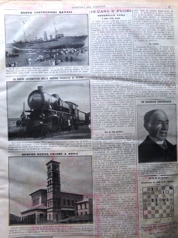 La Domenica del Corriere 23 Agosto 1914 WW1 Battaglia Haelen …