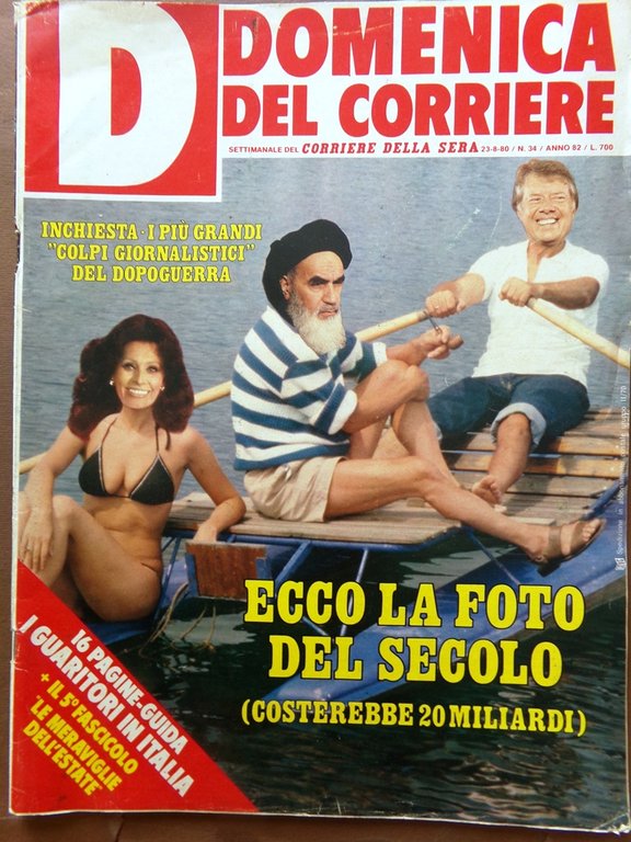 La Domenica del Corriere 23 Agosto 1980 Tabarly Oliva Rettore … | Immagine Gallery 1