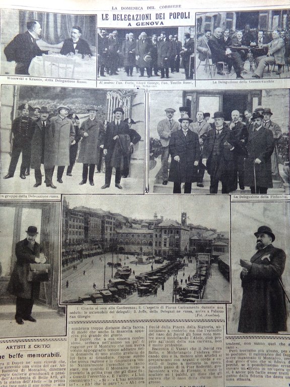 La Domenica del Corriere 23 Aprile 1922 Vittorio Emanuele Milano …