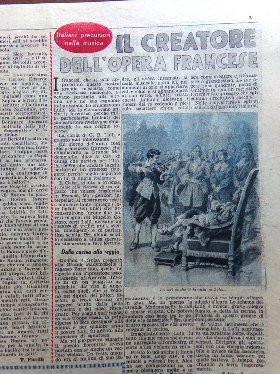 La Domenica del Corriere 23 Aprile 1944 WW2 Lully Cartoni …