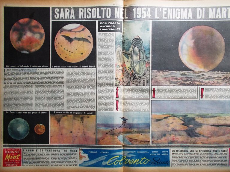 La Domenica del Corriere 23 Aprile 1950 Walter Huston Enigma …