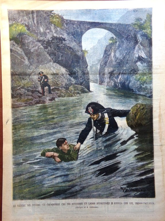 La Domenica del Corriere 23 Dicembre 1900 Isola Malta Medicina …