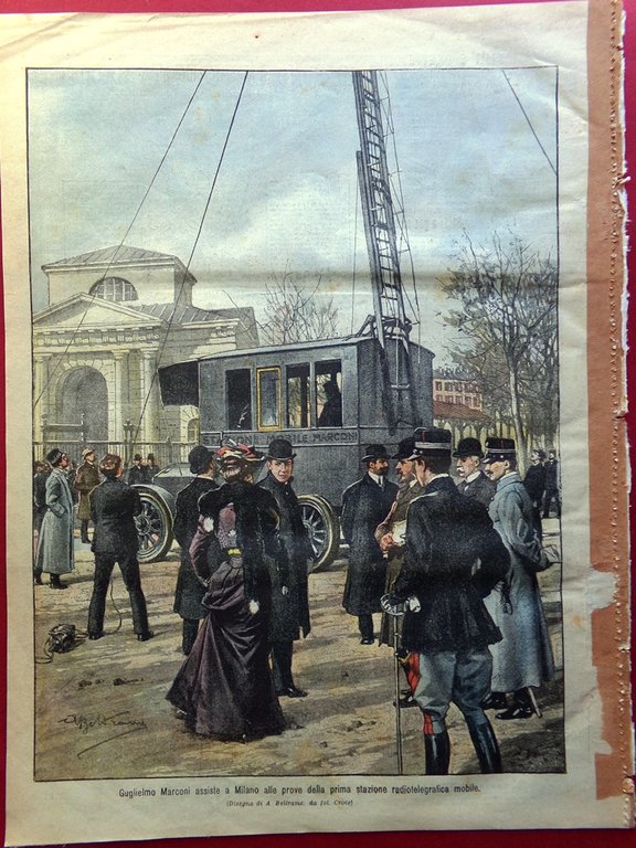 La Domenica del Corriere 23 Dicembre 1906 Marconi Roosevelt Persia … | Immagine Gallery 3