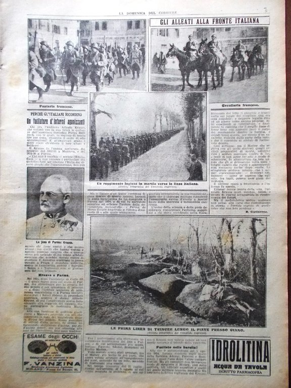 La Domenica del Corriere 23 Dicembre 1917 WW1 Alleati Gerusalemme …