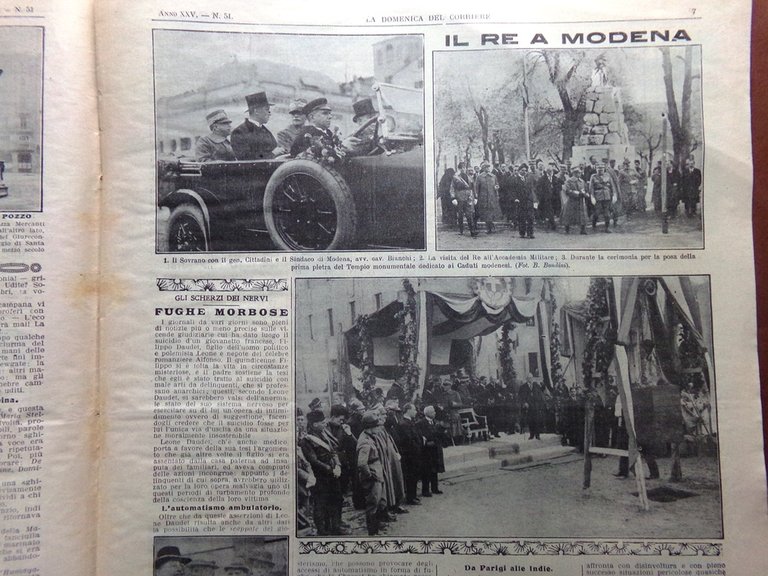 La Domenica del Corriere 23 Dicembre 1923 Gleno Fantasmi su …