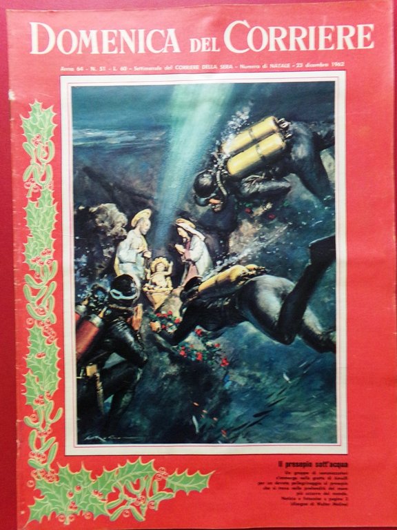 La Domenica del Corriere 23 Dicembre 1962 Natale Negri Montale … | Immagine Gallery 2