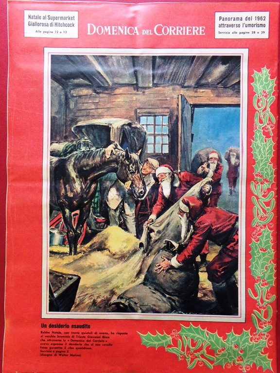 La Domenica del Corriere 23 Dicembre 1962 Natale Negri Montale … | Immagine Gallery 5