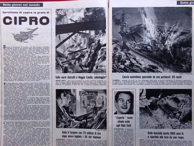 La Domenica del Corriere 23 Febbraio 1964 Modena Mazzinghi Caso … | Immagine Gallery 2