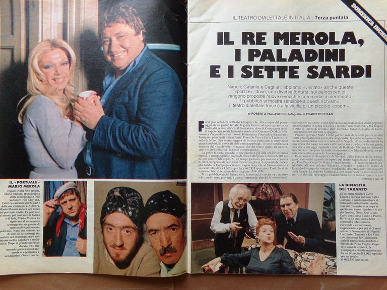 La Domenica del Corriere 23 Gennaio 1980 Salvador Dalì Fantozzi …
